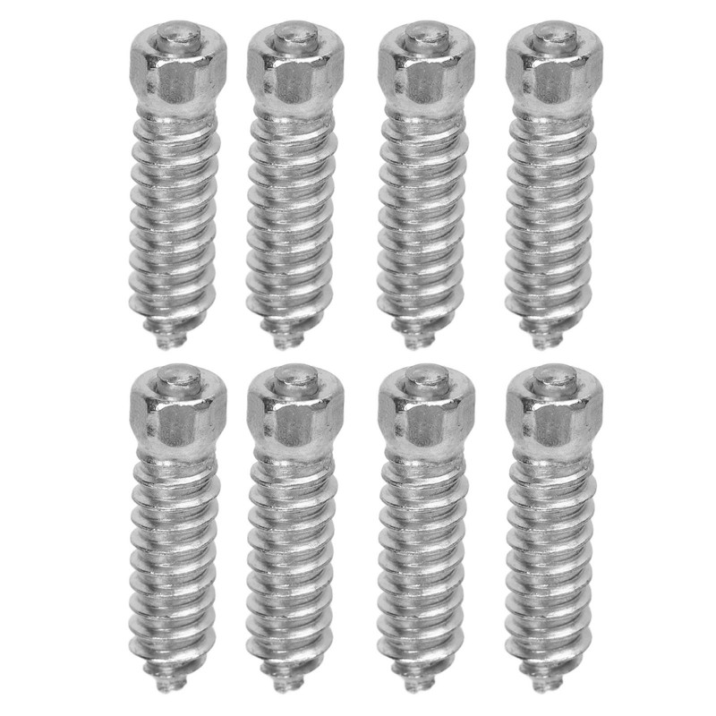 50Pcs Snow Anti Skid Tire Studs Screws M6x6mm Snow Tire