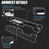 OICCTBF Black Front Left Driver Side Armrest Repair Kit for