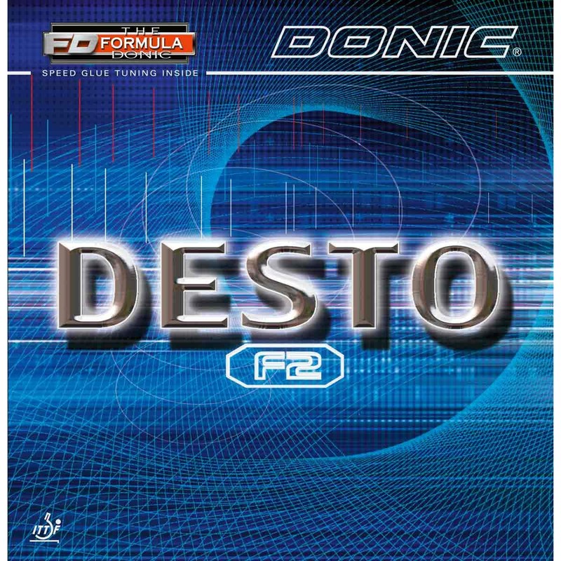DONIC Belag Desto F2, schwarz, 2,0 mm