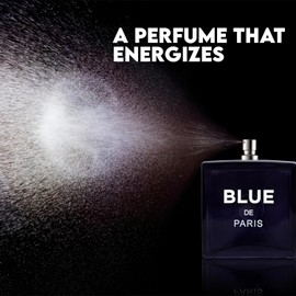TWISHA Blue De Paris Men Perfume Cologne for Men Natural Spray Masculine Scent Wonderful Fragrance Gift Eau De Parfum for Daily Use 3.4 Fluid Ounce