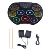 Electronic Drum Set Portable Easy to Play Roll Up Drum