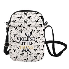 Fourth Wing Inspire Crossbody Bag Violent Little Thing Inspire Messenger Bag Fourth Wing Merch Riders Quadrant Gift (Violent Little CB CA)