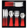 24-Piece Silverware Set with Organizer,Heavy Duty Stainless Steel Silverware for