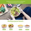 ECOWAY Melamine Salad Bowl, Bamboo Fiber Salad Bowl Large with