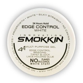 Long-Lasting Twist and Lock Hair Styling Gel - WHITE - Edge Control, 24-Hour Superior Hold, Flake-Free, Nourishes and Repairs - Pro Growth, For All Hair Types