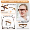 MARE AZZURO Oversized Reading Glasses +4.00 Women Cat Eye Readers