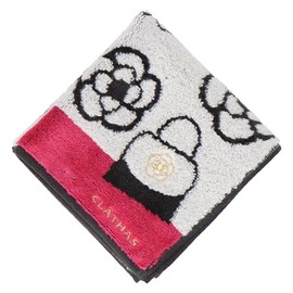 Craisus 10206008 Women's Towel Handkerchief, Women's Camellia Handkerchief, white