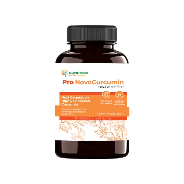 BIOBDMC Pro NovoCurcumin-BioBDMC50-Next Generation Highly Enhanced Curcumin-240 Capsules