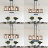 35.4" Kitchen Island Lighting,4 - Light Dining Room Farmhouse Chandelier,Black