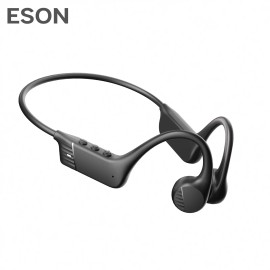 LOBKIN Bone Conduction Sports Music Calling Earphone for V6.0 Waterproof IPX-6 Earhook ENC Noise Cancelling Dual Device Modecolor: Black, model number: X28