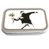 Knutty's Knobs Banksy Art Flower Thrower Slim Rectangular Hinged Lid