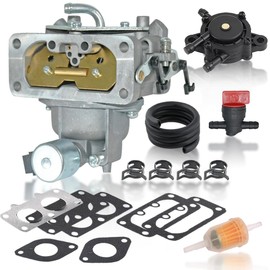 15004-0939 Carburetor Kit Fits for Kawasaki 15004-0939 15004-7045 15004-0867 15004-7027 15004-0758 Compatible with Kawasaki FH680V FH721V FX751V FH601 4 Cycle Engine