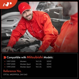 A-Premium Vapor Canister Purge Solenoid Valve Compatible with Mitsubishi Montero, Montero Sport, 1997 1998 1999 2000, 3.0L 3.5L, Replace# MR299926