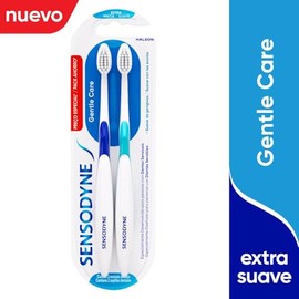 Sensodyne Cepillo de Dientes para Dientes Sensibles Cuidado Delicado, Suave, 2 Unidades