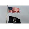 Lakeshore Trade 2PCS 3X5FT Flags POW MIA PRISONER OF WAR