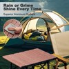 Odoland Folding Camping Table with Sturdy Storage Bag, Adjustable Height
