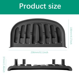 Dkaikai WR17X12910 Refrigerator Water Drip Tray for GE Fridge (1 Pack) – Recessed Dispenser Grille Drip Tray Replacement Part, Compatible with AP4926309, PS3487867, 1719745, AH3487867, EA3487867