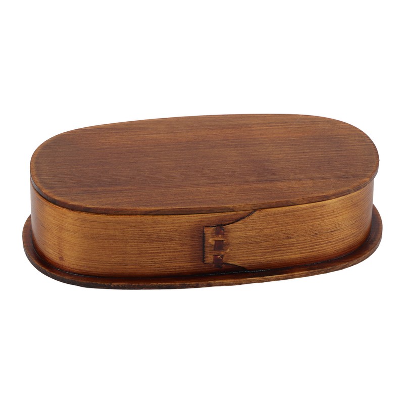 Lunch Box Set Japanese Style Wooden Food Storage Container for