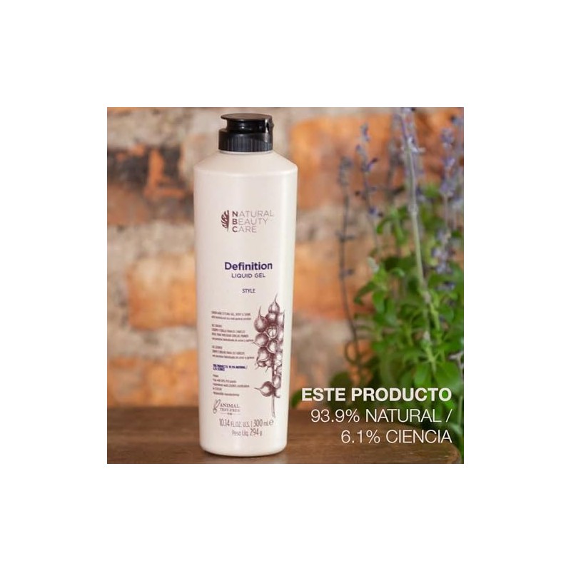 NATURAL BEAUTY CARE Gel Definition Fijación Suave Cabello Rizado 300ml