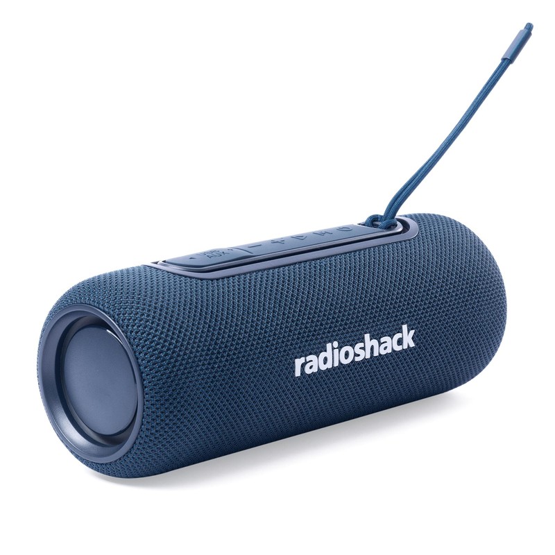 RadioShack Mini Bluetooth Speaker Pumping Box with RGB Light, Blue,