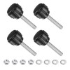 CoCud Threaded Thumb Screw M4 Screw 20mm Length Plastic Clamping