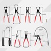 9PCS Hose Clamp Pliers, Automotive Multi-Handle Precision Tools for Clamping