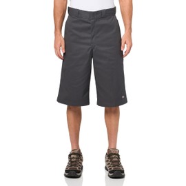 Dickies Loose Fit Multi-Use Pocket Work Shorts, 15", Charcoal, 38