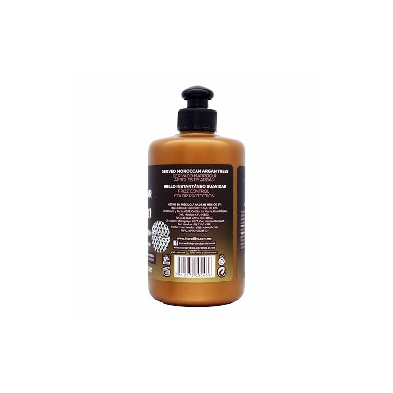 Crema para Peinar con Aceite de Argán, para Rizos y