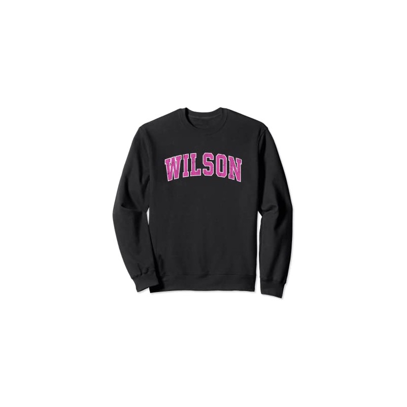 Wilson North Carolina NC Vintage Sport Design Pink Sweatshirt