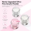 58PCS Acrylic Nail Kit for Beginners with Everything, 3 Colors