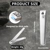Straight Nail Clippers for Thick Nails Sturdy Stainless Steel Fingernail