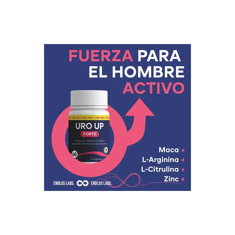 Uro Up Forte | 60 Capsulas | Suplemento Para La