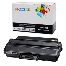 Linkcolor Compatible 331-7327 331-7328 B1260 Toner Cartridge Replacement for Dell B1260 1260 1265 Toner Cartridge for Dell B1260 B1260dn B1260dnf B1265dnf B1265dfw Laser Printer ( Black, 1-Pack )