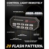HLauto 604N Emergency Dash Strobe Lights: 2x16.8 inch White Security