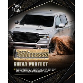 RENO Mud Flaps, Front & Rear Mud Guards Sides Splash Guards Heavy Duty Vehicle Sediment Protection Compatible with Tacoma Tundra 4Runner (2pcs)