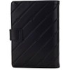 CLOE Porta Pasaporte Grande Look Troquelado color Negro para Mujer