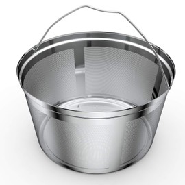 Reusable kduo coffee filter Compatible With Keurig K-Duo Essentials coffee maker filter and K-Duo Brewers coffee Machines filter only. Food Grade (sliver no spoon)