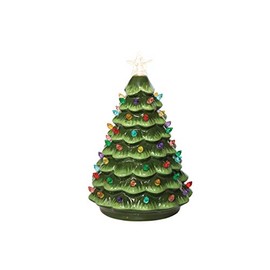 C&F Home Large Christmas Tree Nightlight L5.5 X W5.5 X H8 Green