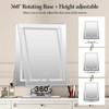 ENJNST Vanity Mirror with Lights with 360° Rotation, LED Makeup