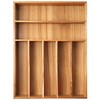 Besilord Silverware Organizer Kitchen Drawer Organizer Utensil Organizer Acacia Silverware