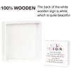 Inspirational Little Reminders Wooden Sign, Motivational Quote Wood Sign Office