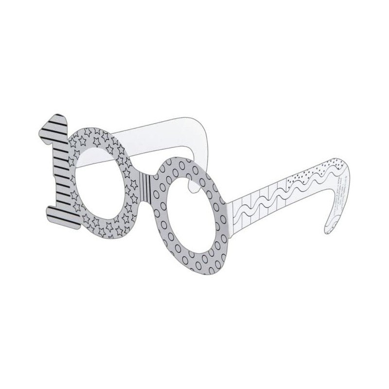 Ready-to-Decorate™ 100th Day Glasses