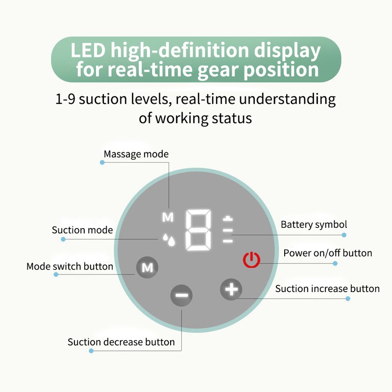 Hands Free Breast Pump Wearable Electric Breast Pump Lightweight with