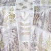Newbridge Arezzo Contemporary Leaf Print Vinyl Flannel Backed Tablecloth -