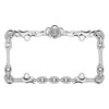 Cruiser Accessories 25231 Skull & Bone License Plate Frame, Chrome