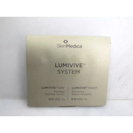 SKINMEDICA LUMIVIVE SYSTEM DAY REPAIR SERUM & NIGHT REPAIR COMPLEX LOT OF 2