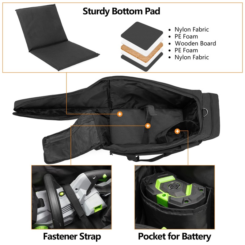 SAMDEW Chainsaw Carrying Case, Padded Chainsaw Storage Bag Compatible with
