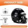 4PCS Mini Quick Release Pin for Rugby Helmet Metal Visor,