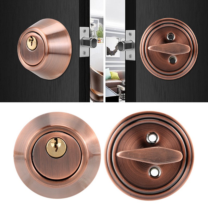 Stainless Steel Single Cylinder Safety Anti Theft Bedroom Door Lock