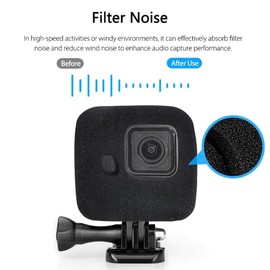Windslayer Foam Cover for GoPro HERO 11 Black Mini Wind Blocker Noise Reduction Windshield Muffler Case Go Pro Slayer